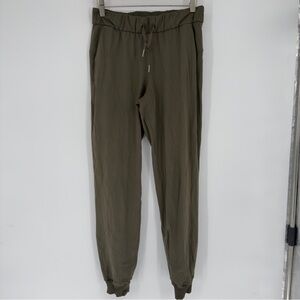 Lululemon Green On The Fly Joggers Sz 4 Womens